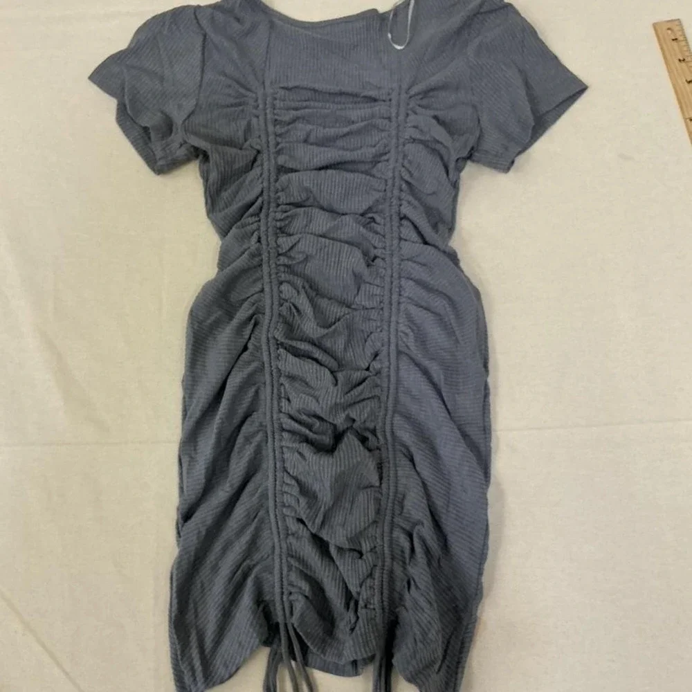 O.Vianca ribbed‎ bodycon mini dress